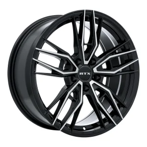 RTX Wheels – Scepter – Black – 17″x7.5″ 40mm – Summer Wheels – 083047